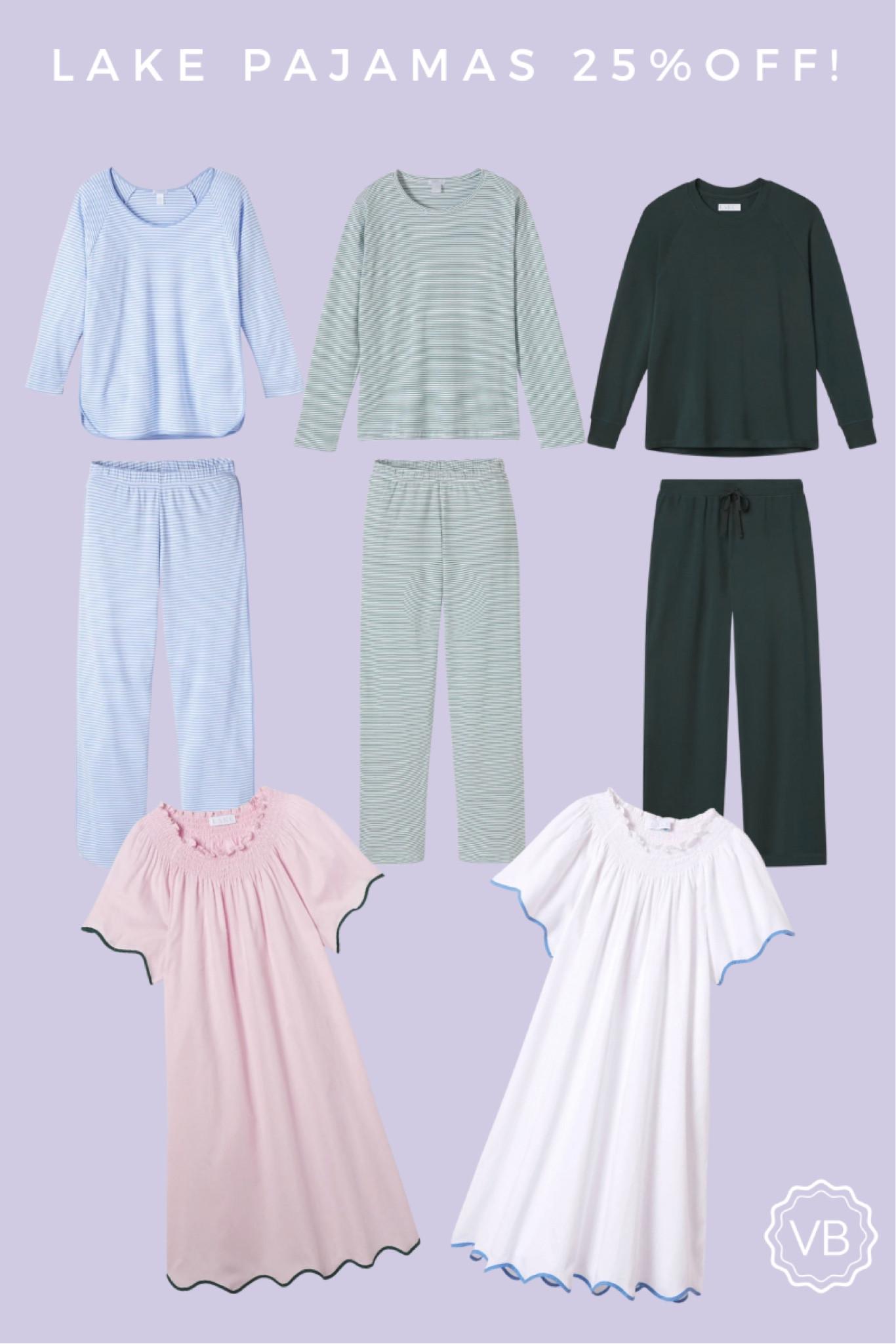Lake pajamas 25% off SITEWIDE! Here are the ones I own and LOVE! I wear a small in all! 