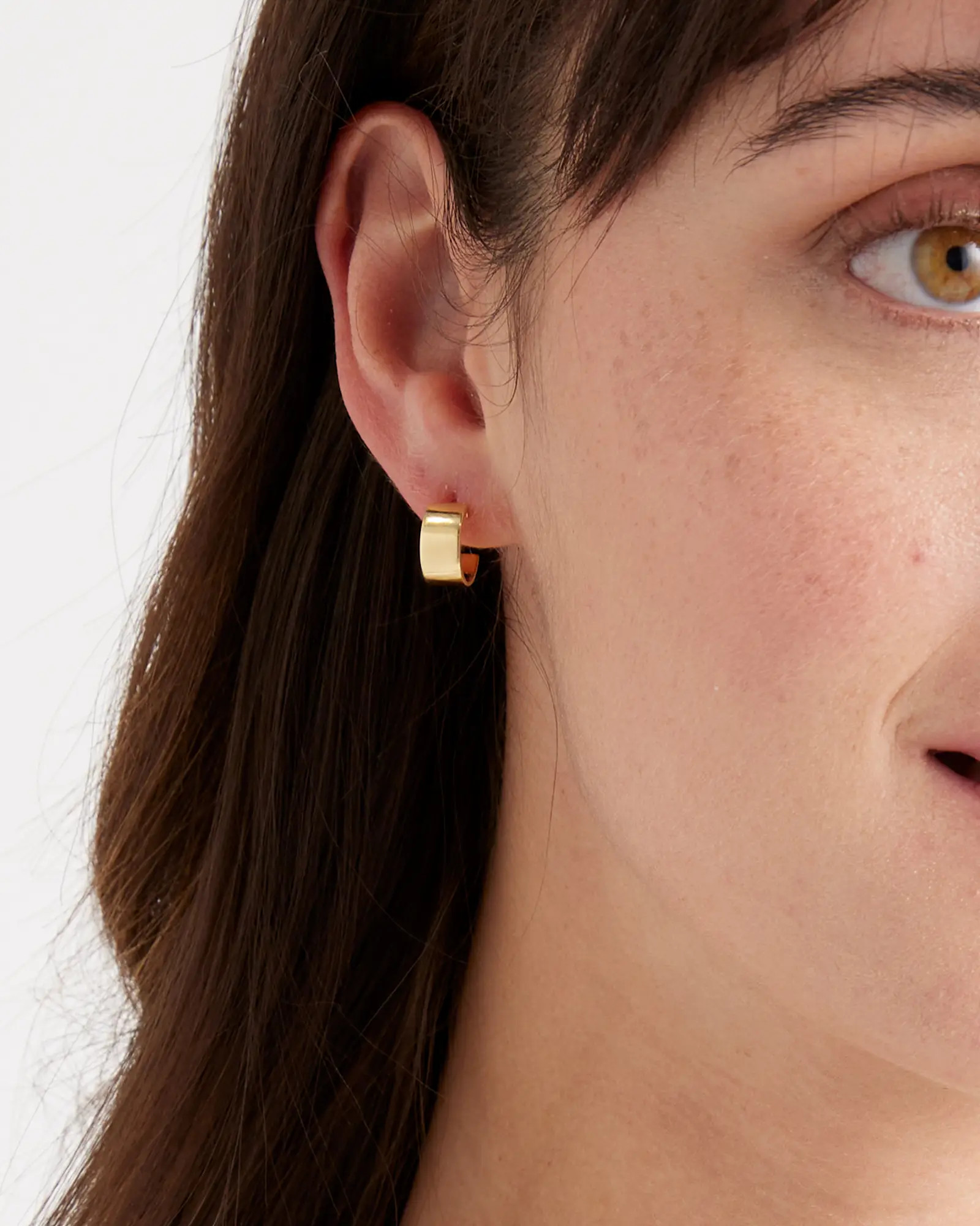 Wide Mini Hoops | Quince