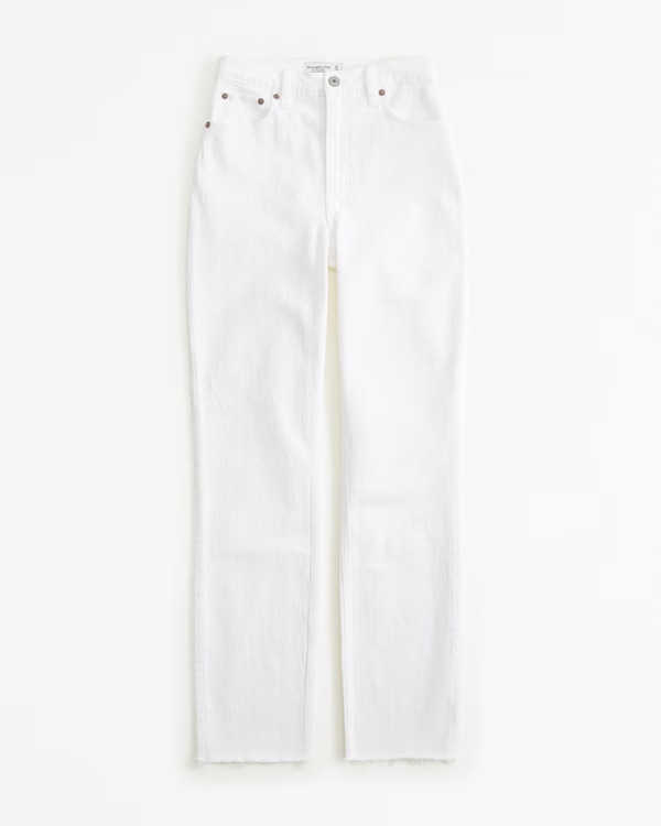 Curve Love Ultra High Rise 90s Straight Jean | Abercrombie & Fitch (US)