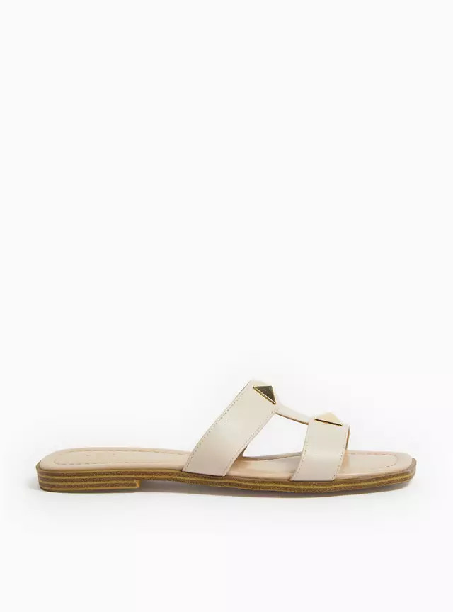 Buy Neutral Stud Mule Sandals  7 | Sandals | Tu | Tu Clothing