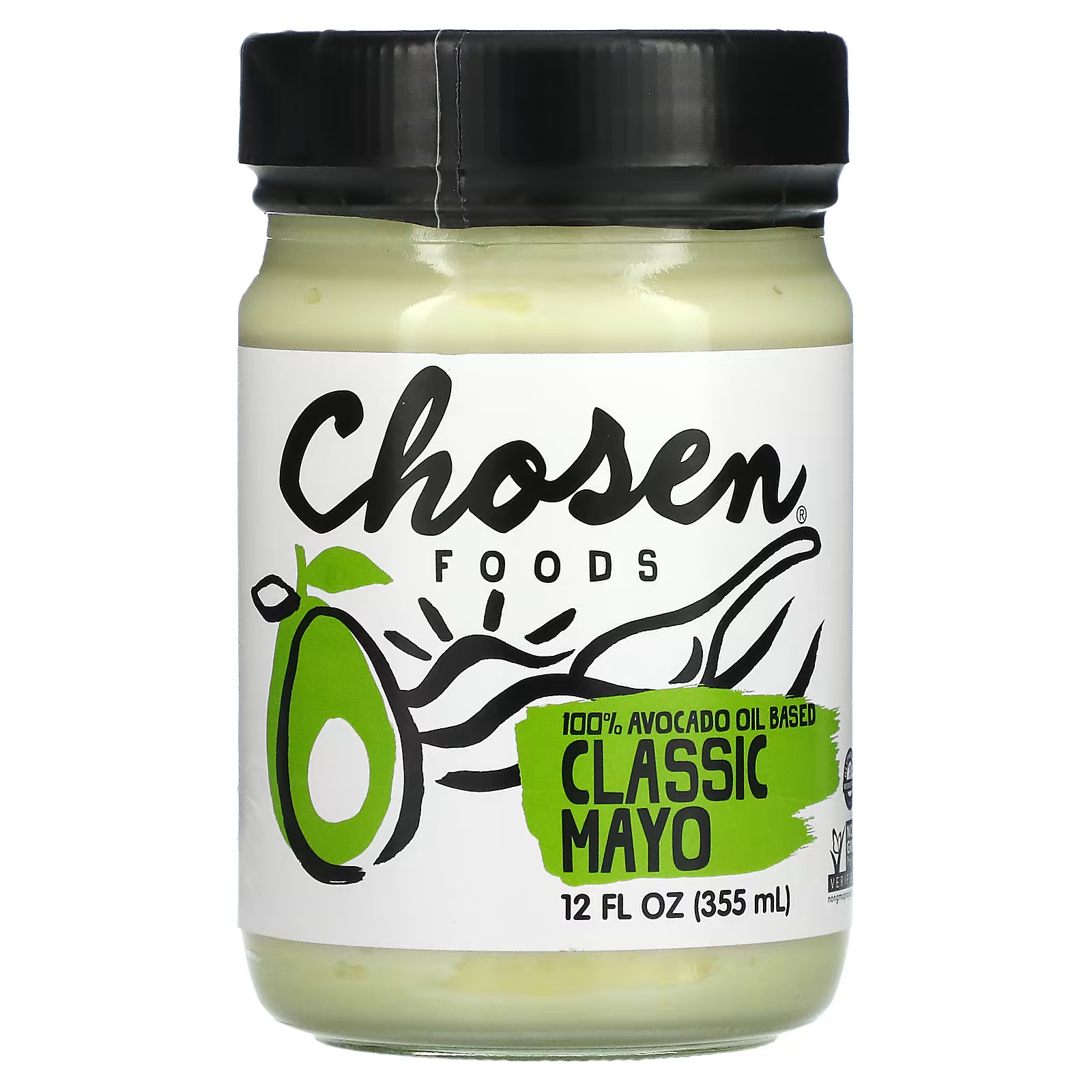 100% Avocado Oil Based, Classic Mayo, 12 fl oz (355 ml) | iHerb