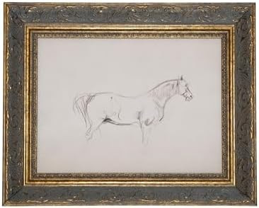 Petal Lane Horse Wall Art - Framed Antique Decor - Make Your Own Gallery Wall Frame Set - Dark Ac... | Amazon (US)