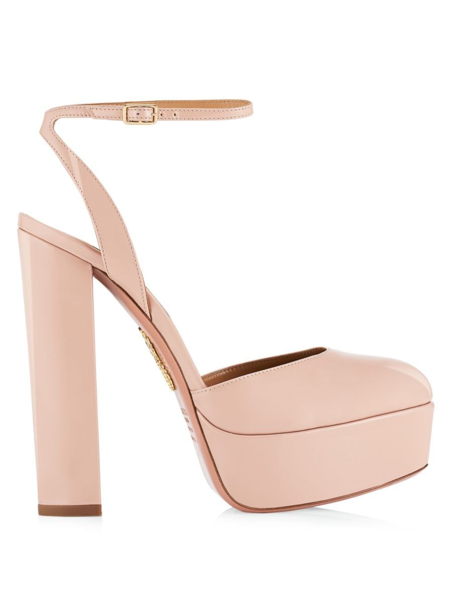 Aquazzura So High Patent Leather Platform Pumps | Saks Fifth Avenue