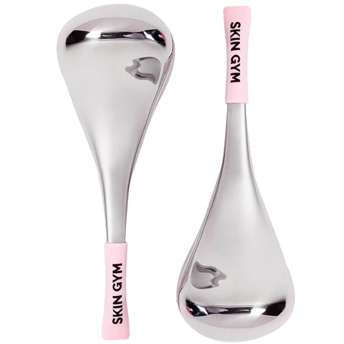 Skin Gym Cryo-Ice Massage Sticks, Stainless Steel Cooling Face Roller for Puffiness, Circulation ... | Amazon (US)
