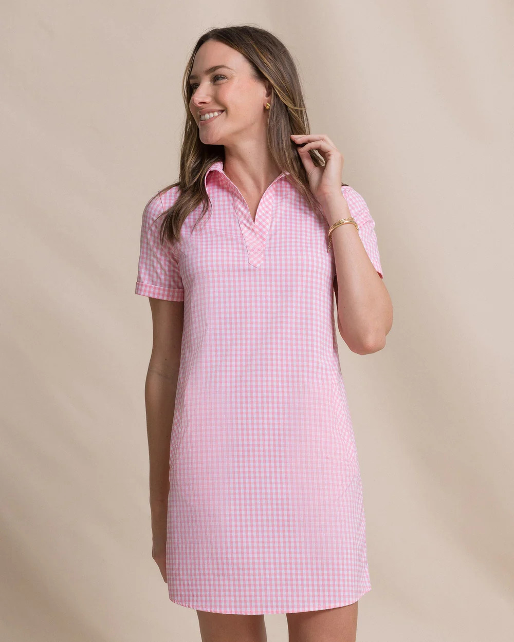 Kamryn Gingham Coastal Breeze® Dress | Southern Tide