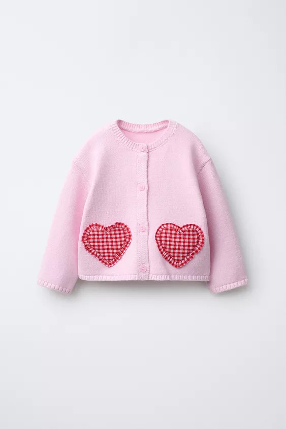 HEART POCKET CARDIGAN | Zara Canada