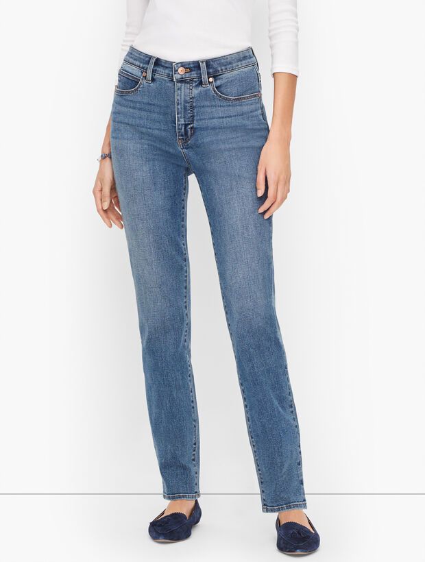 Straight Leg Jeans - Shore Wash | Talbots