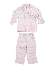 Girls 2pc Blush Boulevard Twill Pajama Set | Baby Girls (0-24m) | Marshalls | Marshalls