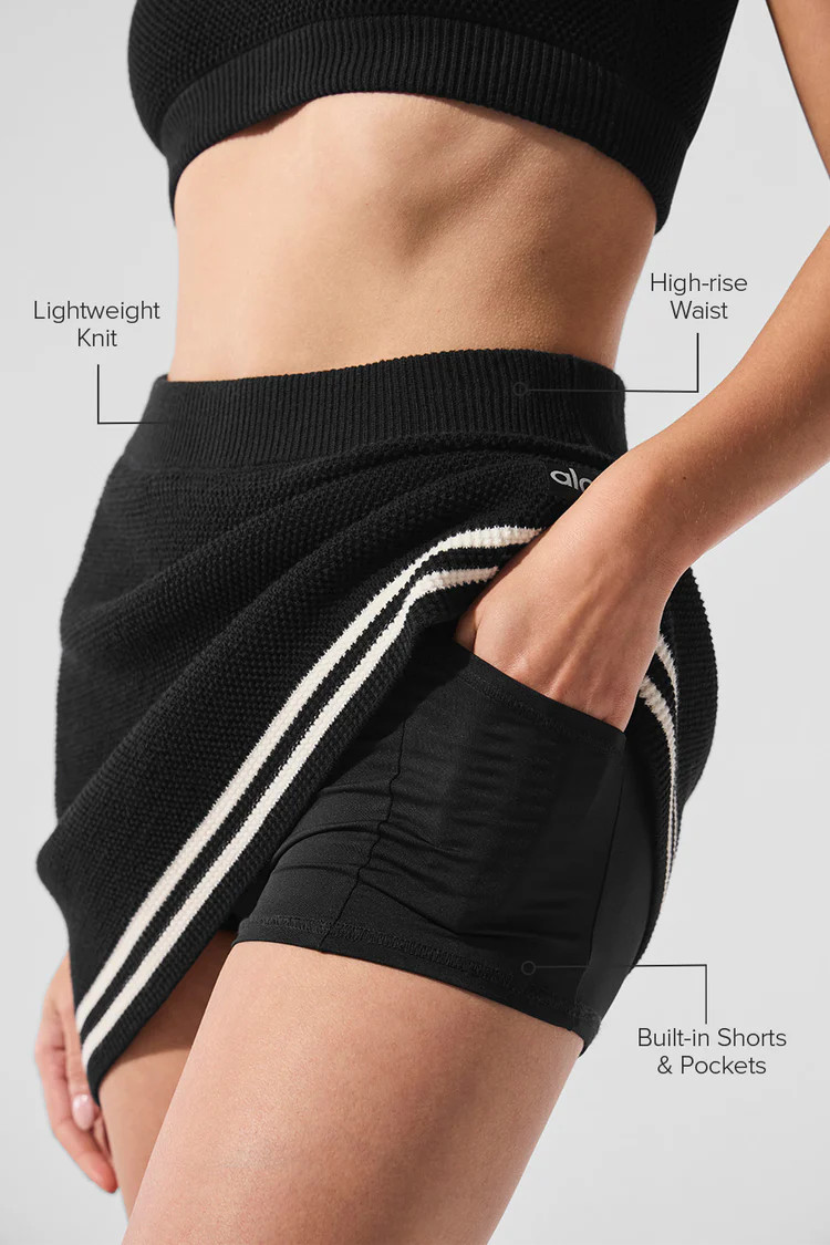 Tennis Club Sweater Knit Skirt | Alo Yoga (US)