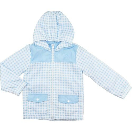 Blue Check Rain Coat - Shipping Mid October | Cecil and Lou