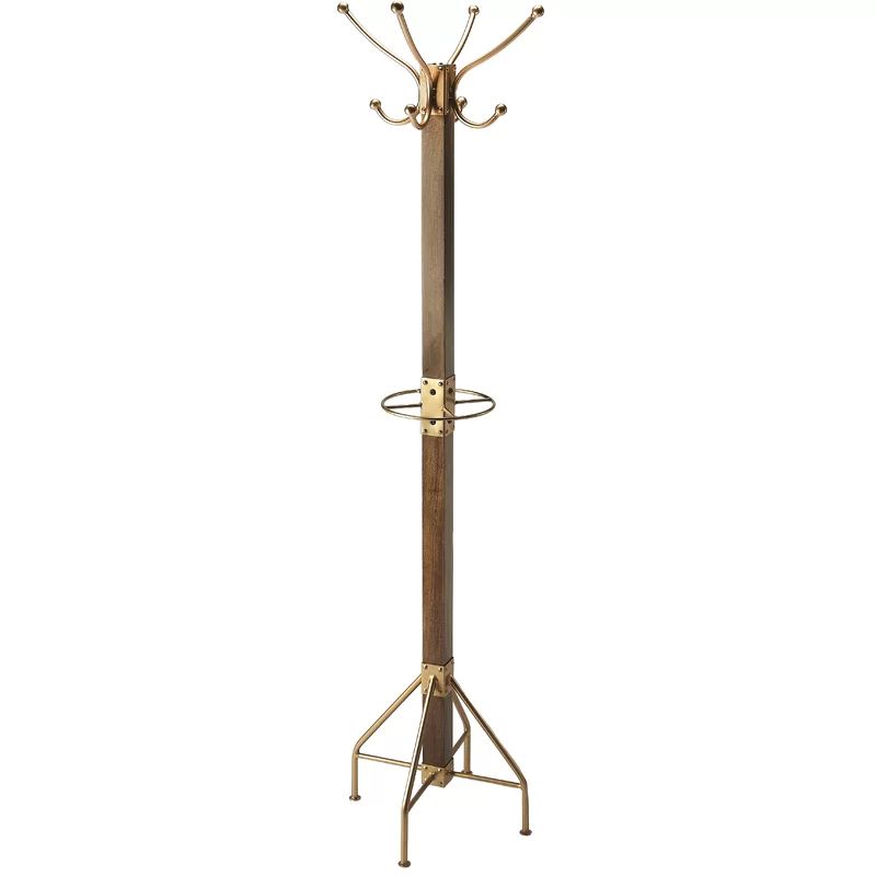 Donan 8 - Hooks Freestanding Coat Rack | Wayfair North America