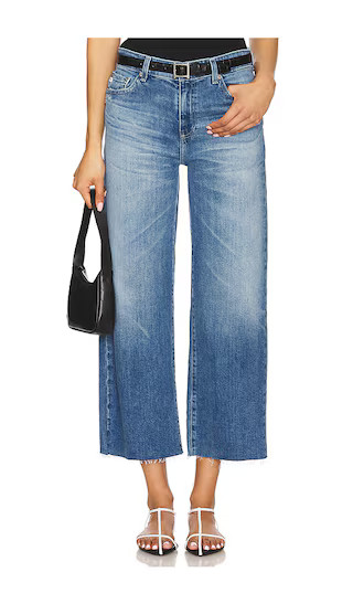 Saige Wide Leg Crop in 16 Years Postcard | Revolve Clothing (Global)