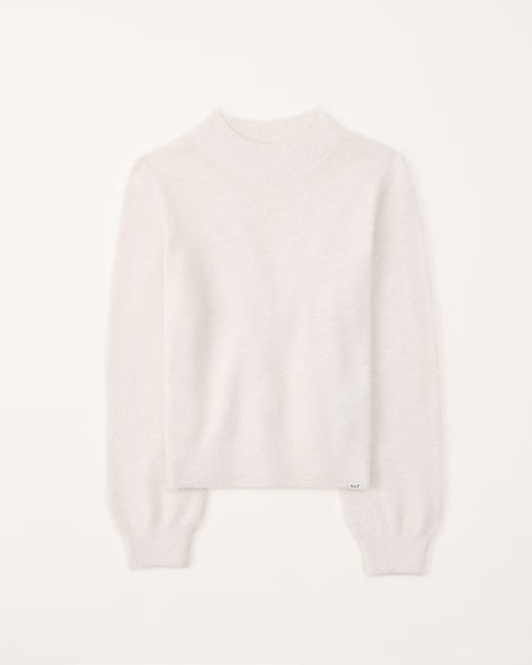 girls cozy mockneck sweater | girls tops | Abercrombie.com | Abercrombie & Fitch (US)