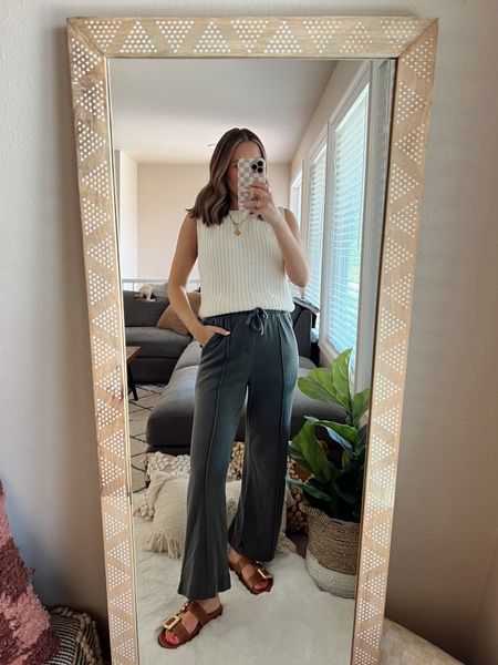 Teacher outfit idea🍎 wearing a small knit top and xs pants. 

Teacher style | classroom outfit | summer style | teacher outfit | classroom style | outfit inspo 


#LTKStyleTip