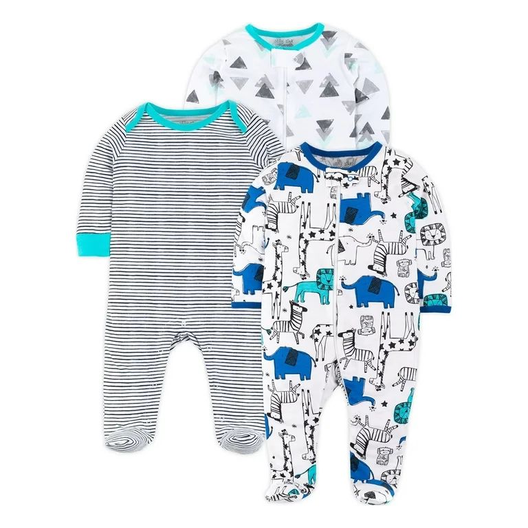 Little Star Baby Boy 3Pk Sleep n Play, Size NB-9M | Walmart (US)