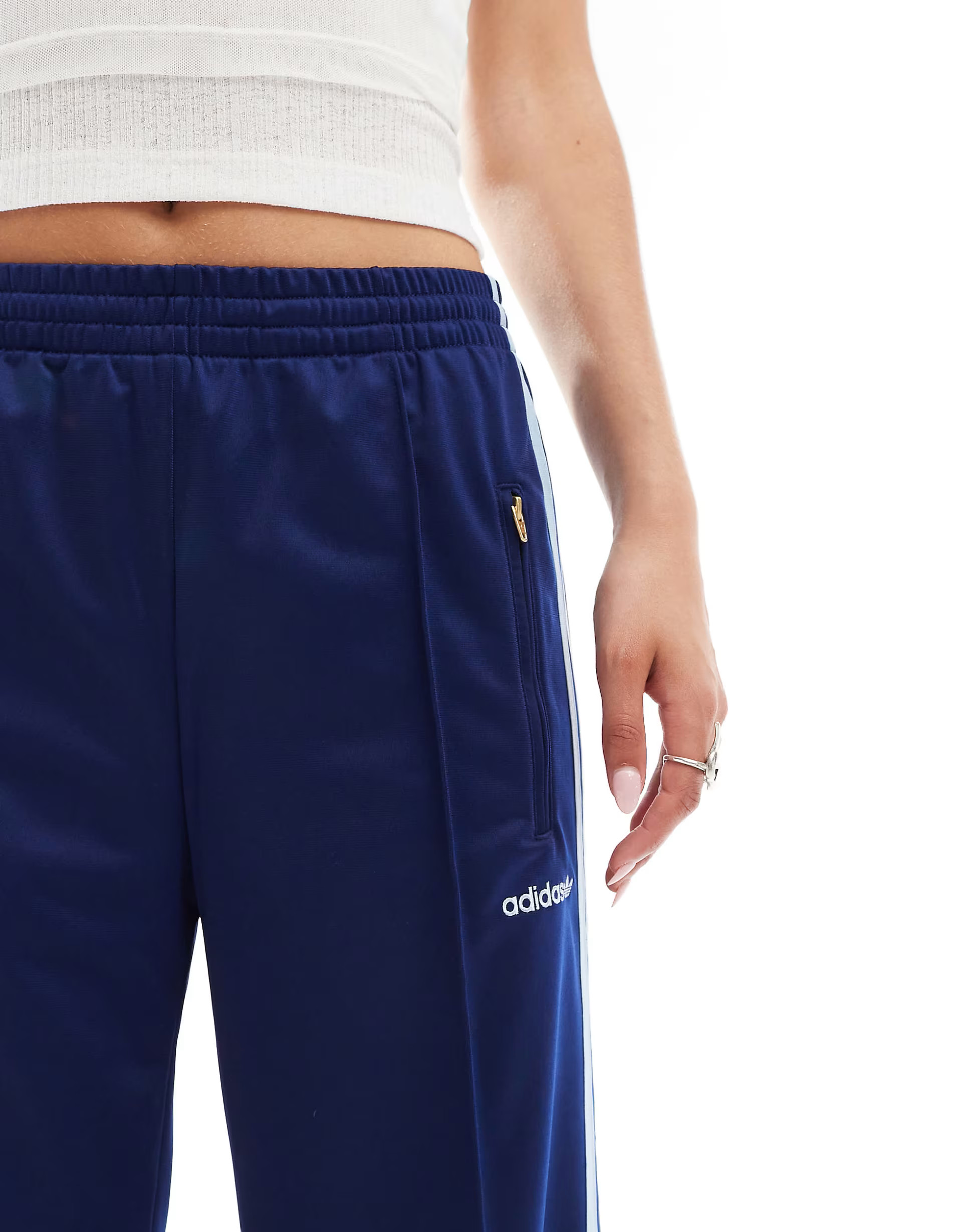 adidas Originals firebird track pants in navy | ASOS | ASOS (Global)