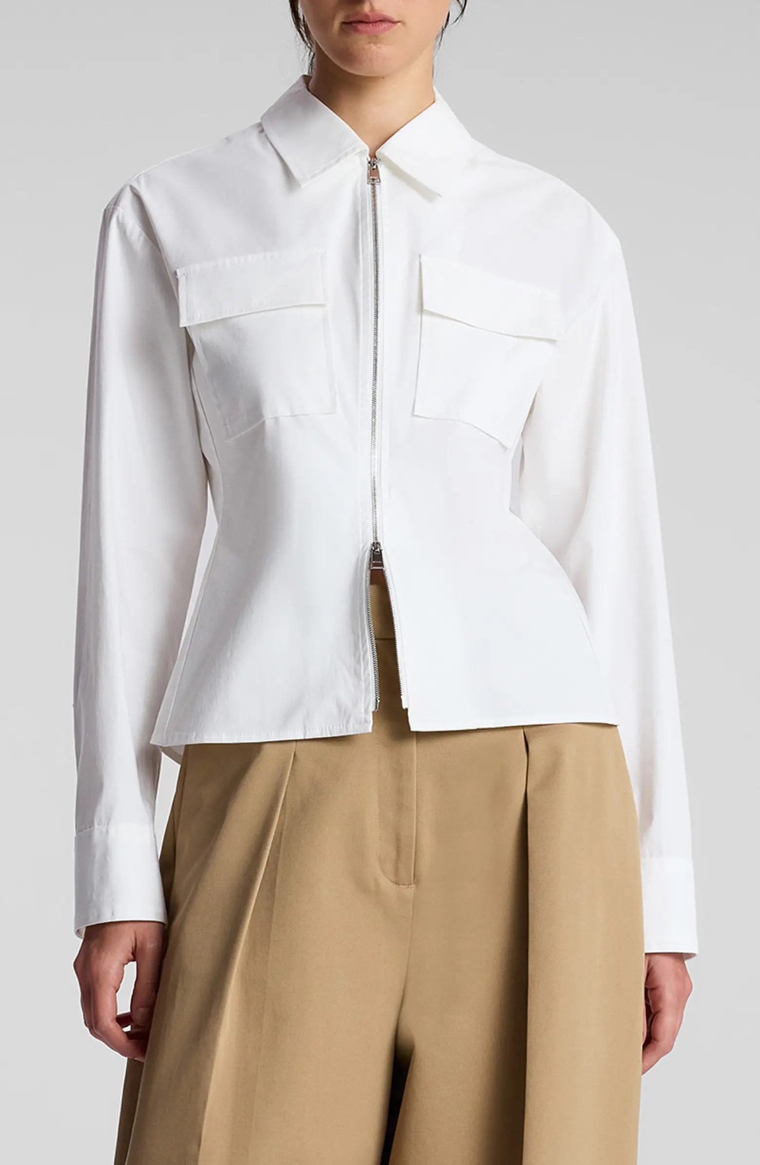 A.L.C. Sage Stretch Cotton Shirt | Nordstrom | Nordstrom