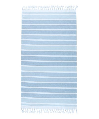 Enchante Home Blue Stripe Cotton Beach Towel | Zulily