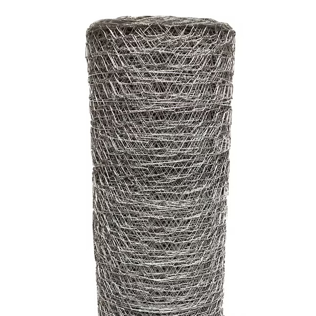 Acorn Hardware 50-ft x 4-ft 20 -Gauge Silver Galvanized steel Chicken Wire Rolled Fencing 1-in - ... | Lowe's