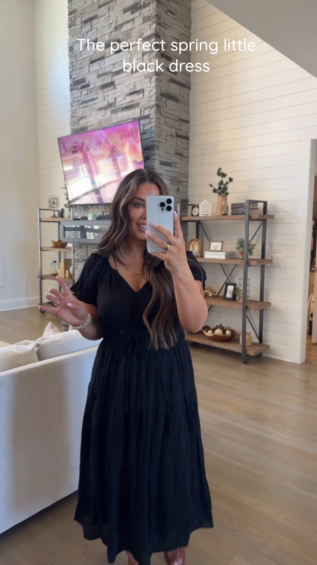 Obsessing over this black dress for spring and summer! It’s super lightweight fully lined and the softest material with a stretchy waistband! 

I am in a size small 

Spring dress, target dress, little black dress, black dress, spring outfit, spring outfit inspiration  

#LTKStyleTip #LTKWatchNow #LTKMidsize