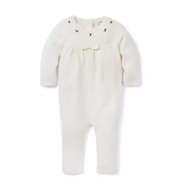 Baby Embroidered Floral One-Piece | Janie and Jack