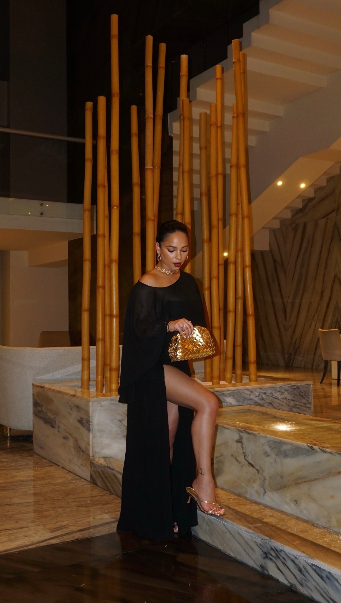 Sheer cape top, shoes and bag linked! 🤩 

Skirt is from Fashion Nova: “Breezy Paradise Linen Smocked Cover Up Skirt”