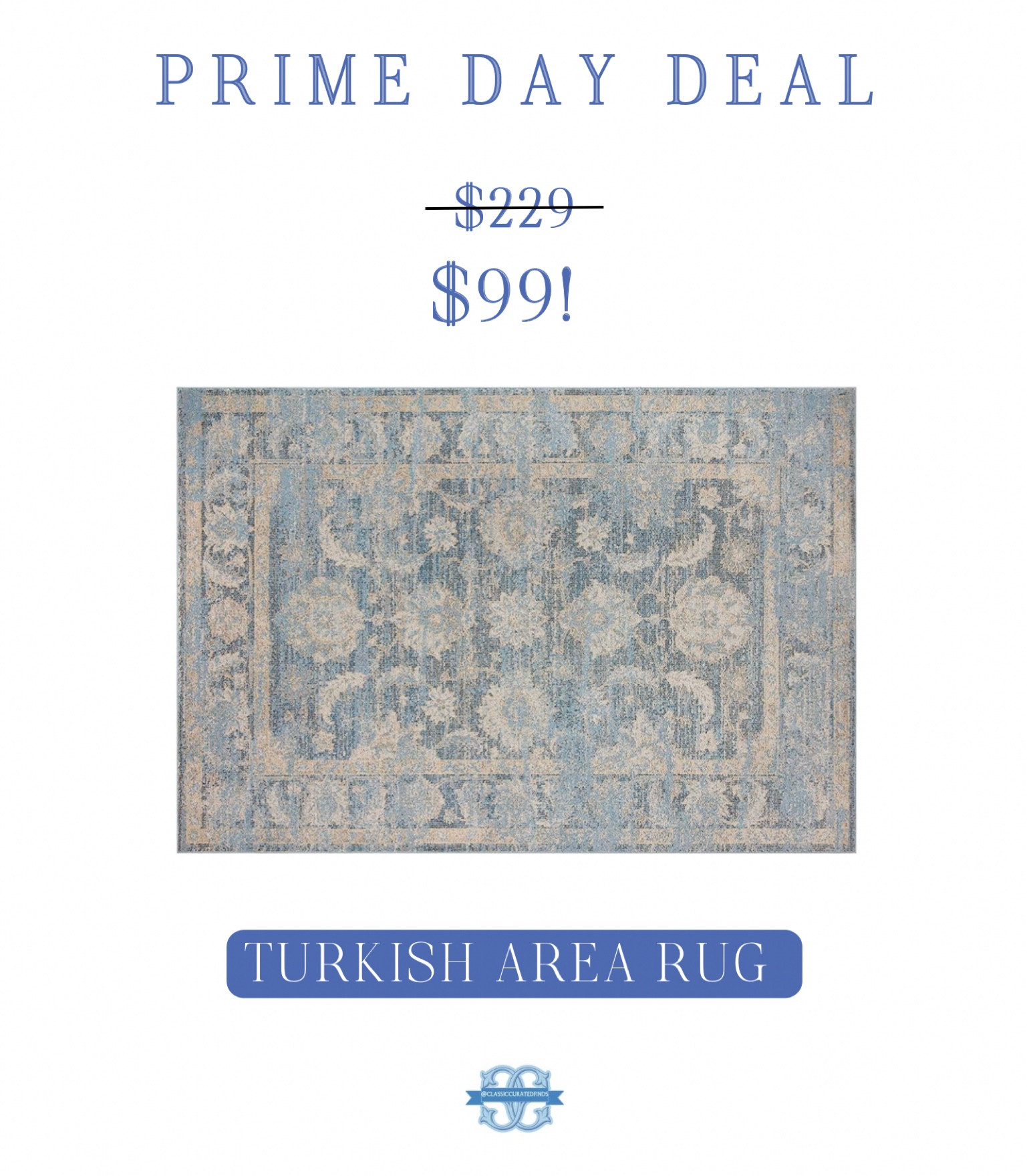 Turkish Area Rug on sale for Prime Day! Lots of color and size options 🙌🏻

Home Decor, Prime Day Deal, Rugs Sale, Amazon Home

#LTKxPrimeDay #LTKhome