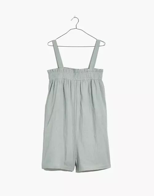 Madewell x LAUDE the Label Thea Romper in Sea Mist | Madewell