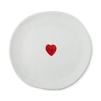 Valentine's Day Red Hearts Dinner Plate, Set of 4 | Williams-Sonoma