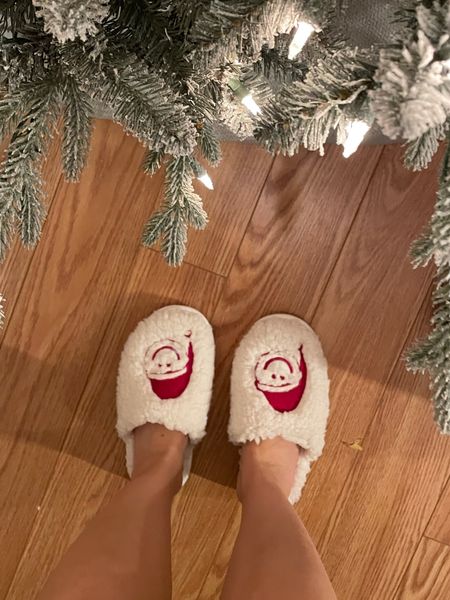 Cutest Christmas slippers! 😍 perfect for all the holiday cozy nights! 

#LTKHoliday #LTKSeasonal #LTKshoecrush