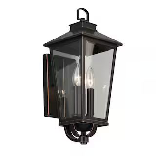 This item: Williamsburg Gas Style 2-Light Outdoor Wall Mount Coach Light Sconce | The Home Depot