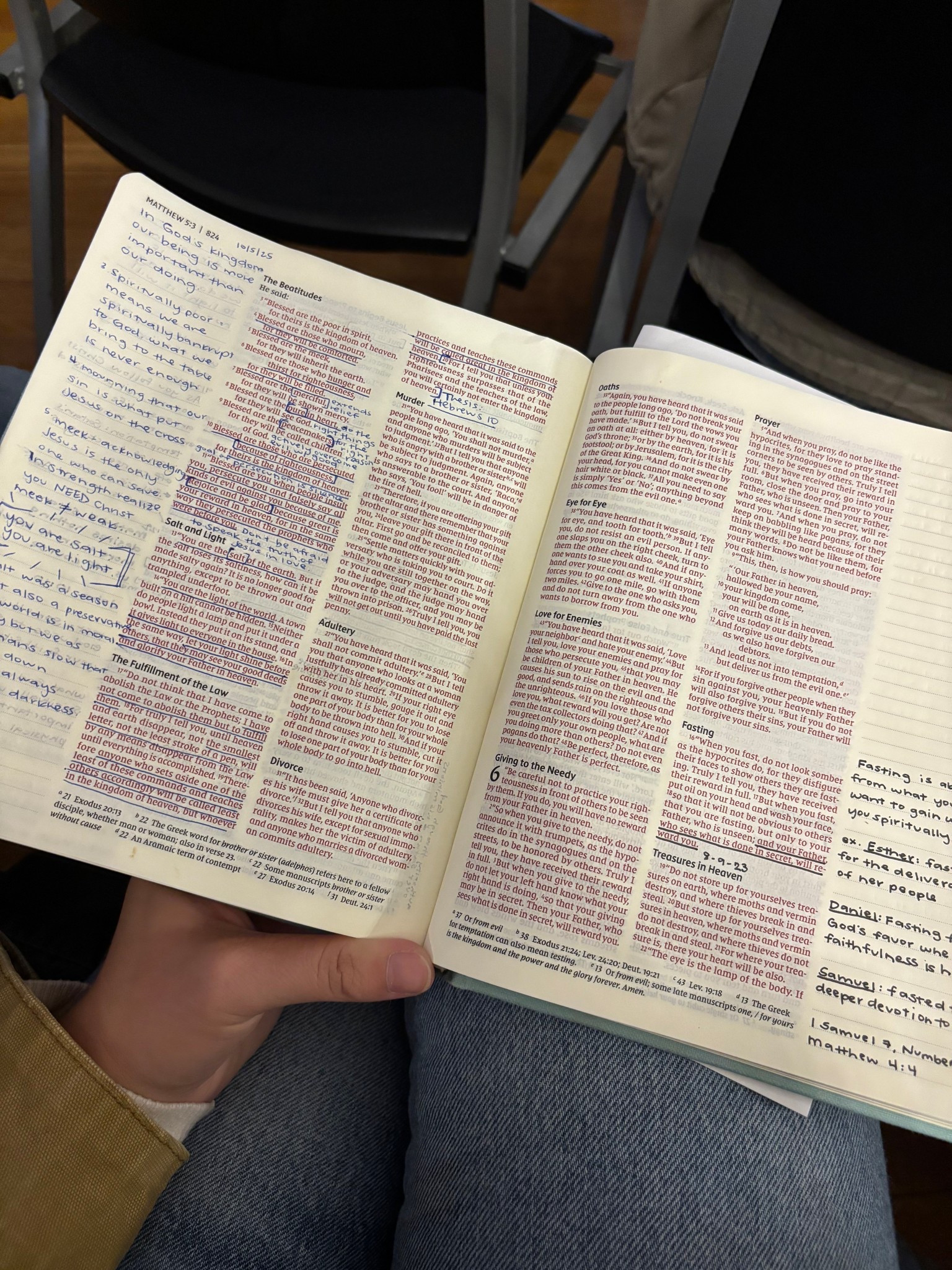 Reading through Matthew at church! The beatitudes were last week and it was such a good reminder  

#LTKFamily #LTKFindsUnder50 #LTKHome