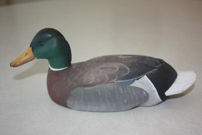 Vintage Mallard Duck Decoy Collectible by P. Holland-Briley Co. 3/90  | eBay | eBay AU