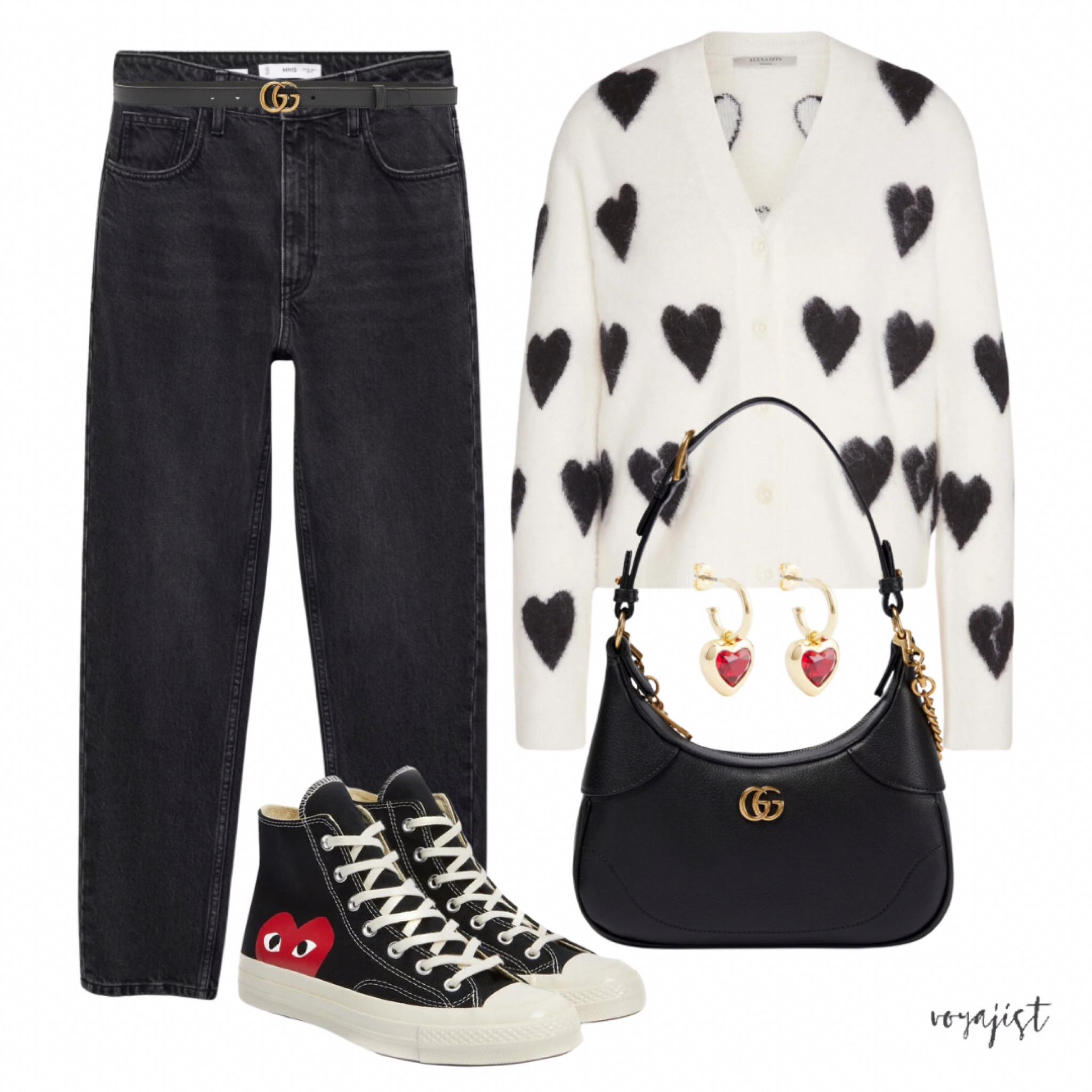 Rocking sweet rebellion with heart prints and a side of sass. Love ain't always soft; sometimes it's edgy chic. 💖🌪️ 

Grab this fierce ensemble and let your style speak volumes! 

Follow for more inspo 💖

#ValentinesDayOutfit #Galentine #Casualoutfits 

#LTKSeasonal #LTKstyletip #LTKMostLoved