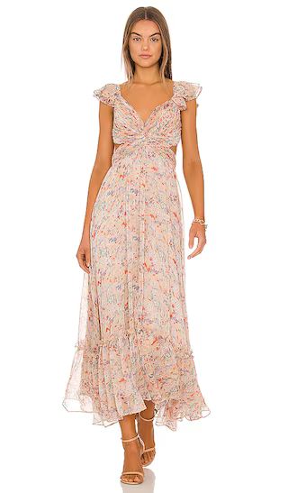 Primrose Dress in Peach Multi Floral | Revolve Clothing (Global)