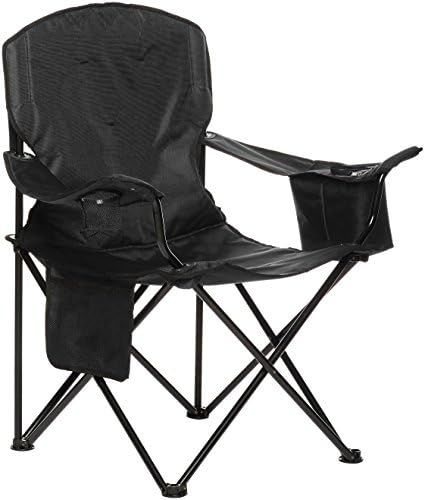 Amazon Basics XL Folding Padded Outdoor Camping Chair with Carrying Bag - 38 x 24 x 36 Inches, Bl... | Amazon (US)
