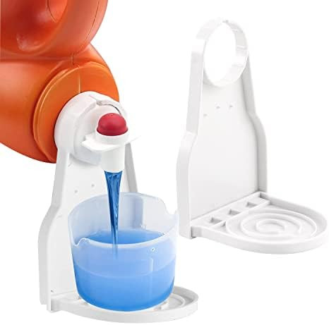 2 Pack Laundry Detergent Cup Holder, Adjustable Detergent Drip Tray Catcher Softener Cup Holder P... | Amazon (CA)