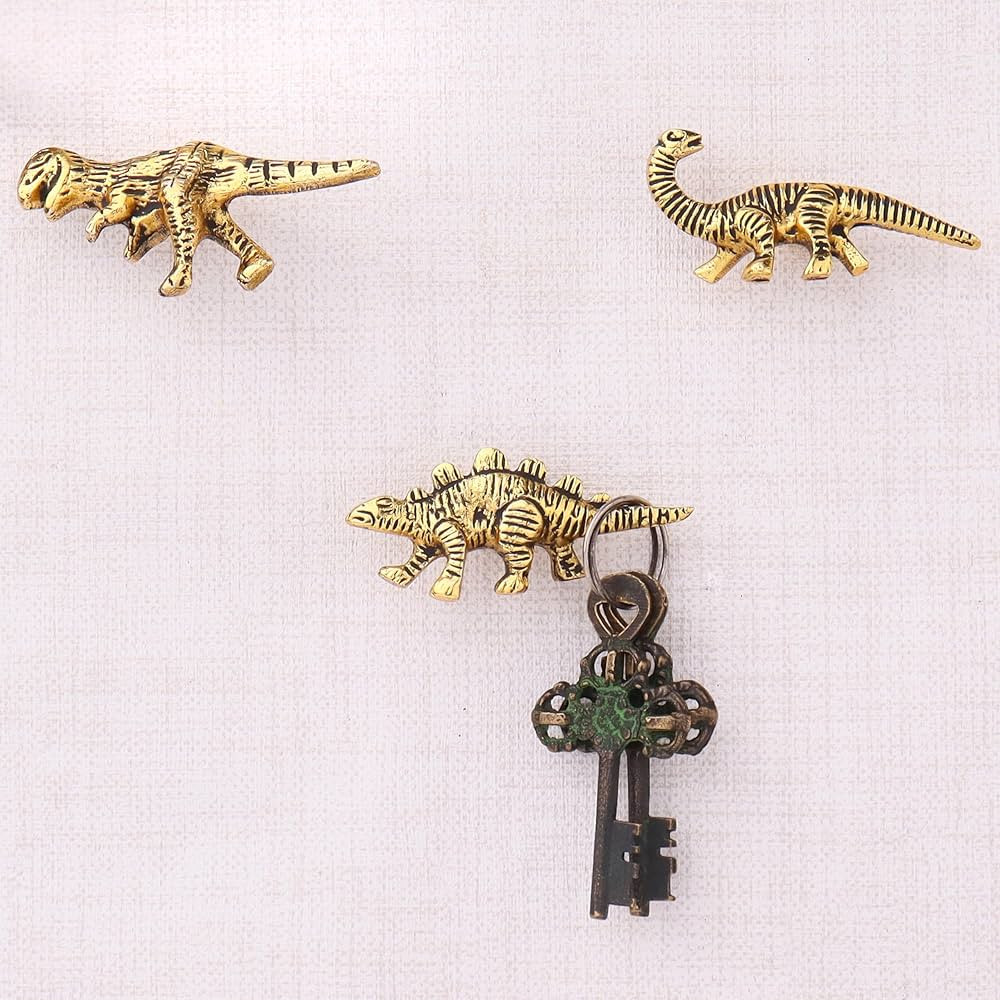 Indian Shelf 3 Pieces Cute Dinosaur Kids Nursery Wall Hooks for Hanging Things Decorative Bathroo... | Amazon (US)