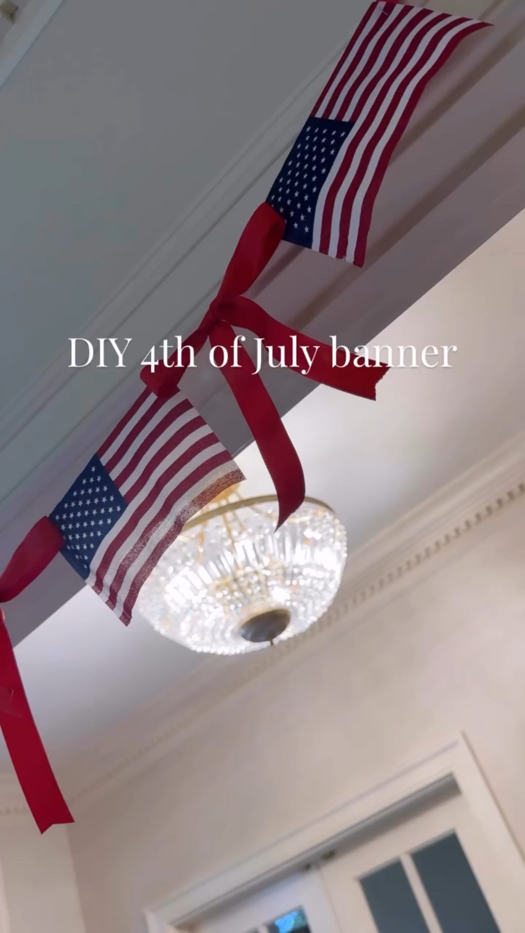 So easy you can even do it with kids out of school 🇺🇸

4th of July banner
American flag
Patriotic decorations 
4th of July 

#LTKSeasonal #LTKHome