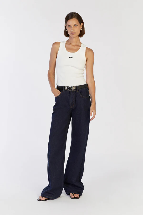 REAGAN INDIGO SLOUCHY DENIM JEAN | DISSH