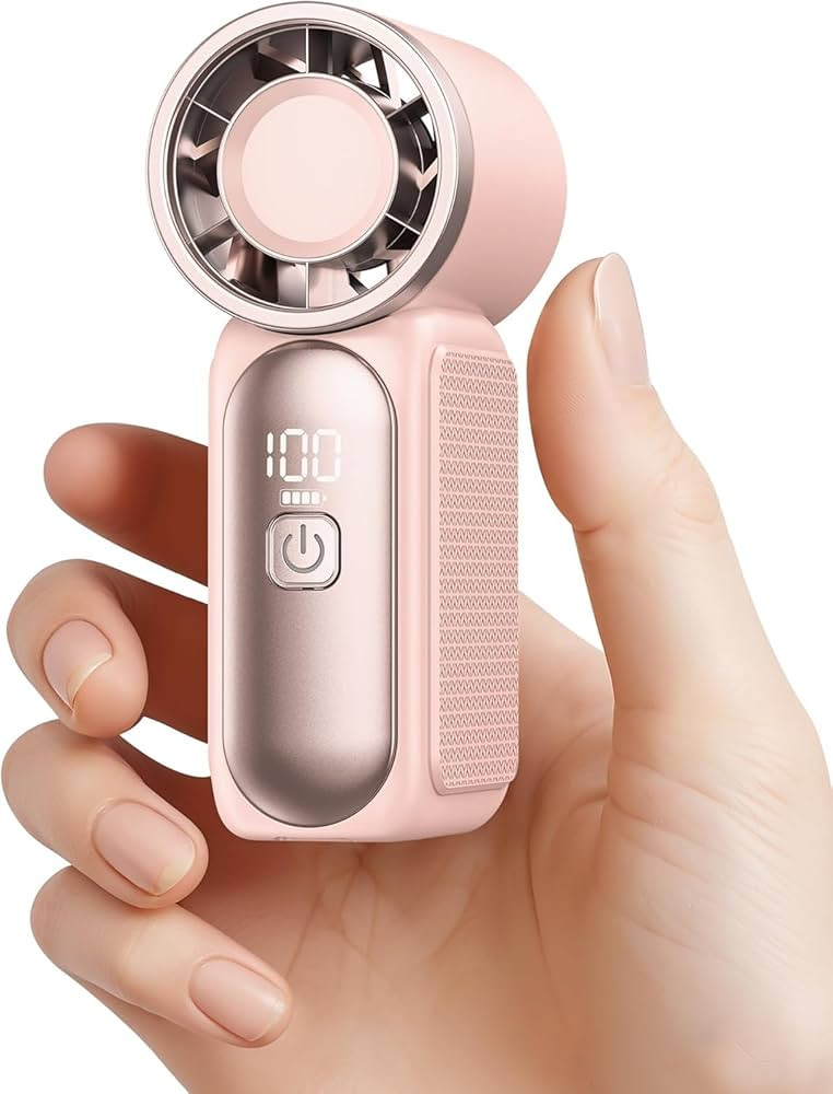 Gaiatop Portable Handheld Mini Fan, 6 Speeds 16900 RPM High Velocity Personal Fan with LED Displa... | Amazon (US)