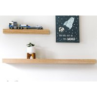 Modern Oak Floating Shelf | Etsy (US)