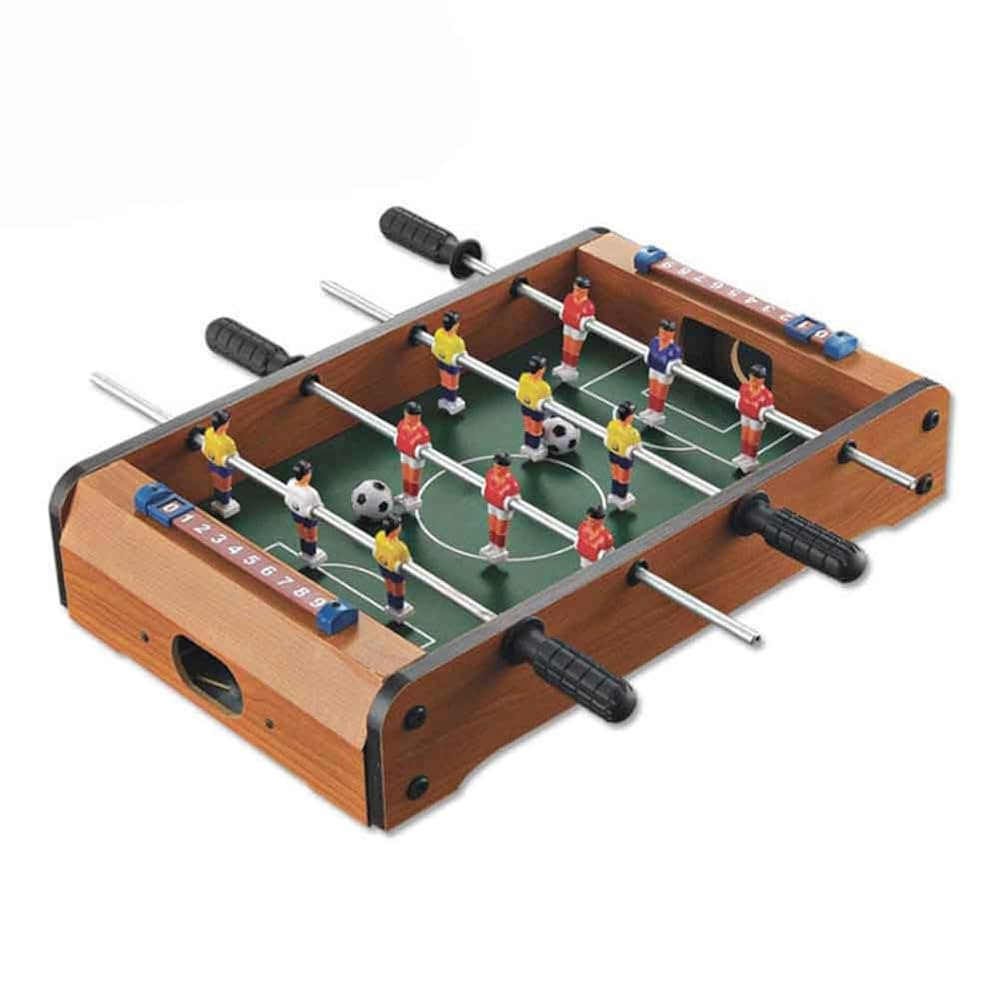 14" Foosball Table, Wooden Soccer Game Tabletop, Mini Indoor Table Soccer Set for Game Rooms, Par... | Amazon (US)