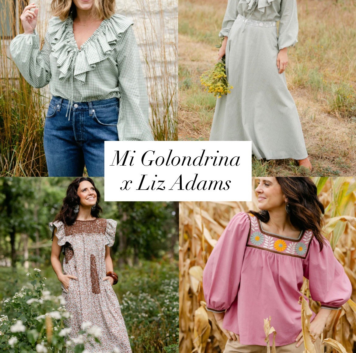 Mi Golondrina x Liz Adams collections
