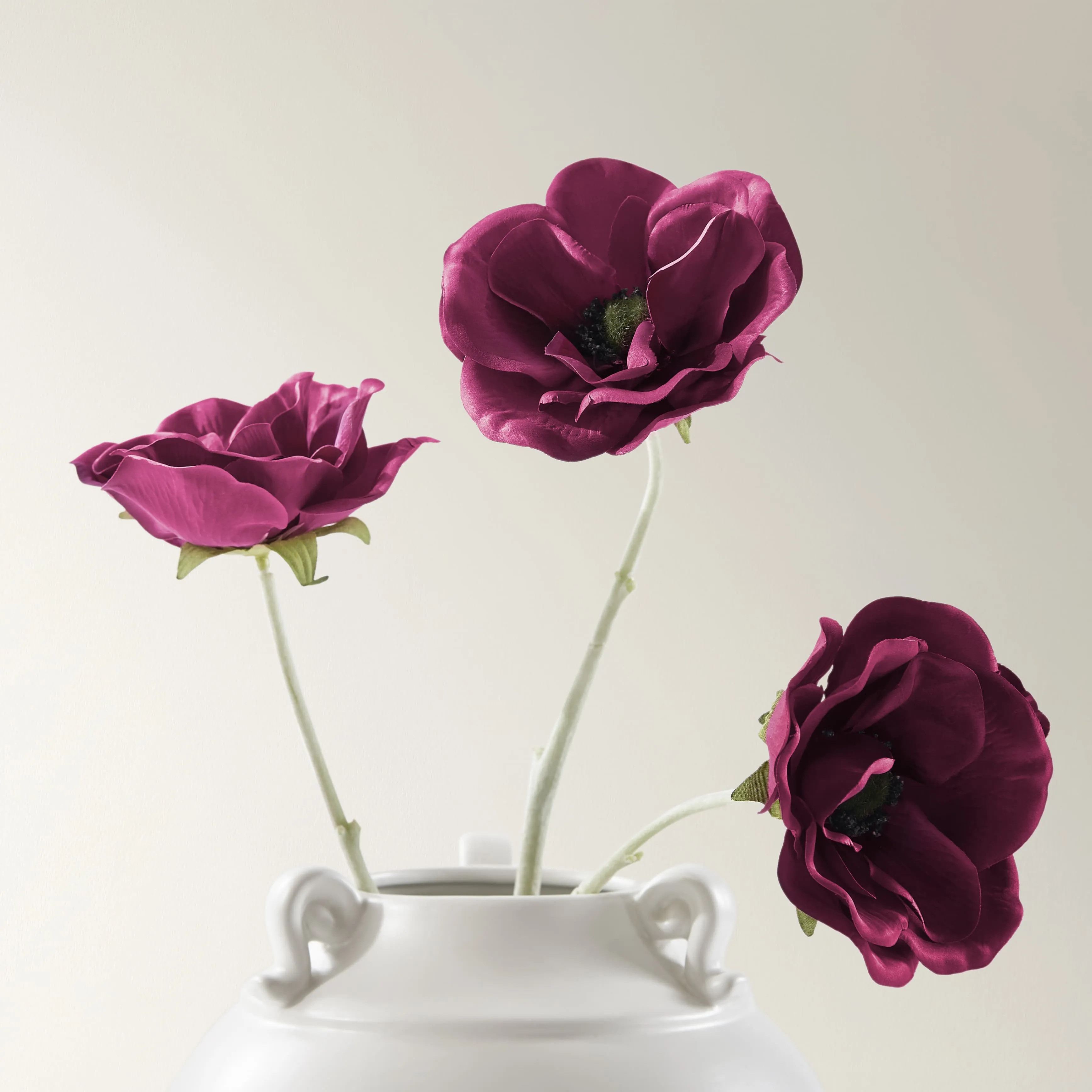 Faux Berry Anemone Stem 21in Set of 3 | Z Gallerie | Z Gallerie