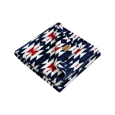 Wrangler 50"x70" Navajo Throw Blanket Blue | Target