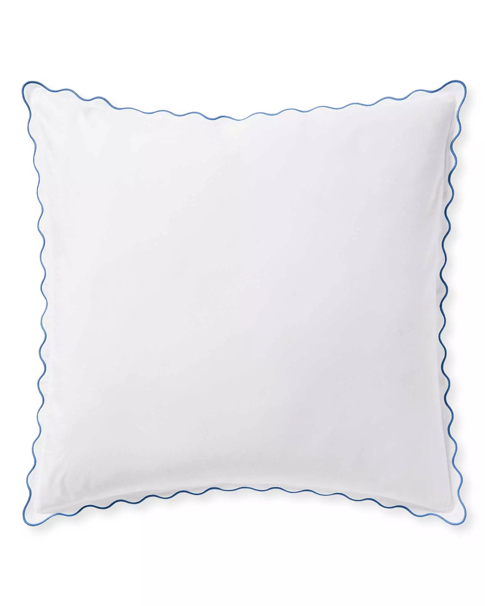 Wave Percale Sham | Serena and Lily