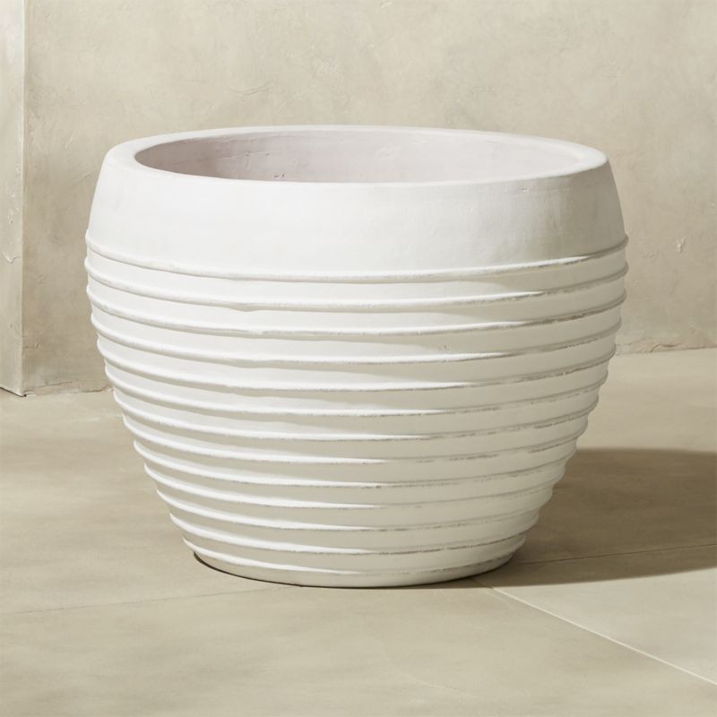 Brigitte Large Planter + Reviews | CB2 | CB2