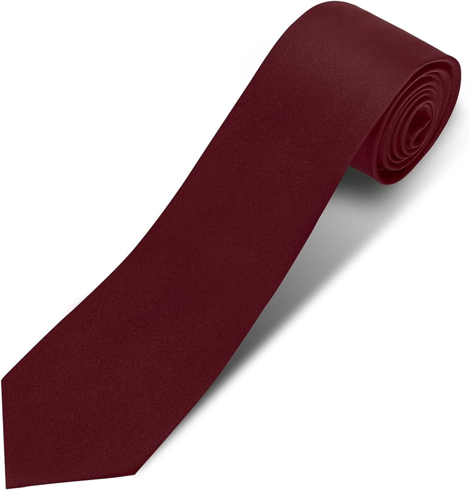 Men's Ties Solid Pure Color 3.15" (8CM) Necktie Plain Formal Business Wedding Black Ties For Men | Amazon (US)