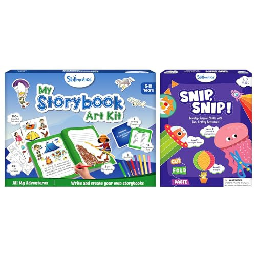 Skillmatics Storybook Art Kit All My Adventures & Snip, Snip Bundle, Gifts for Toddlers, Girls & Boys Ages 5, 6, 7, 8, 9, 10 | Amazon (US)